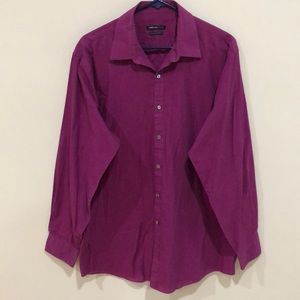Van Heusen-Magenta- Button down shirt